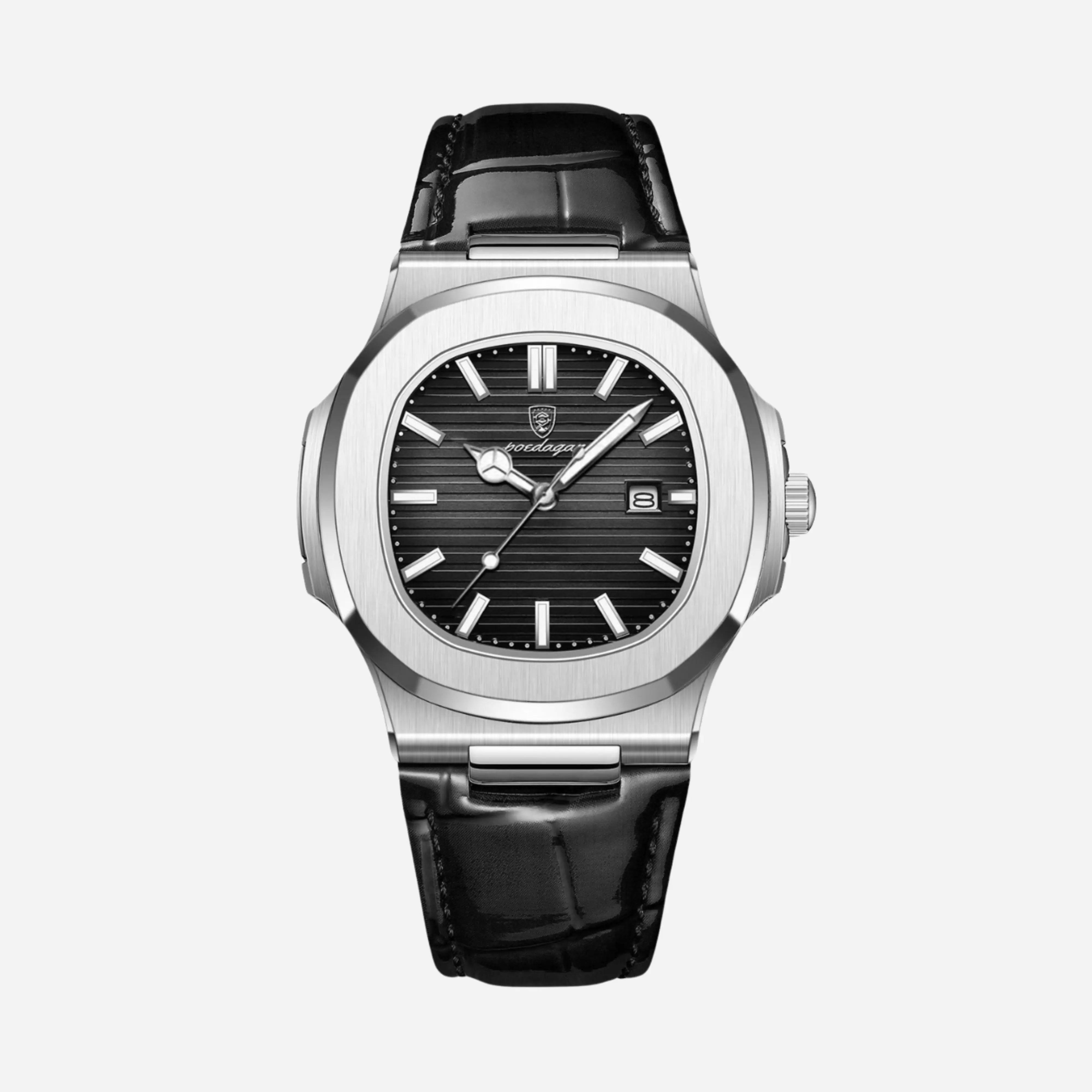 GENEVA Genuine Leather Timepiece Watch
