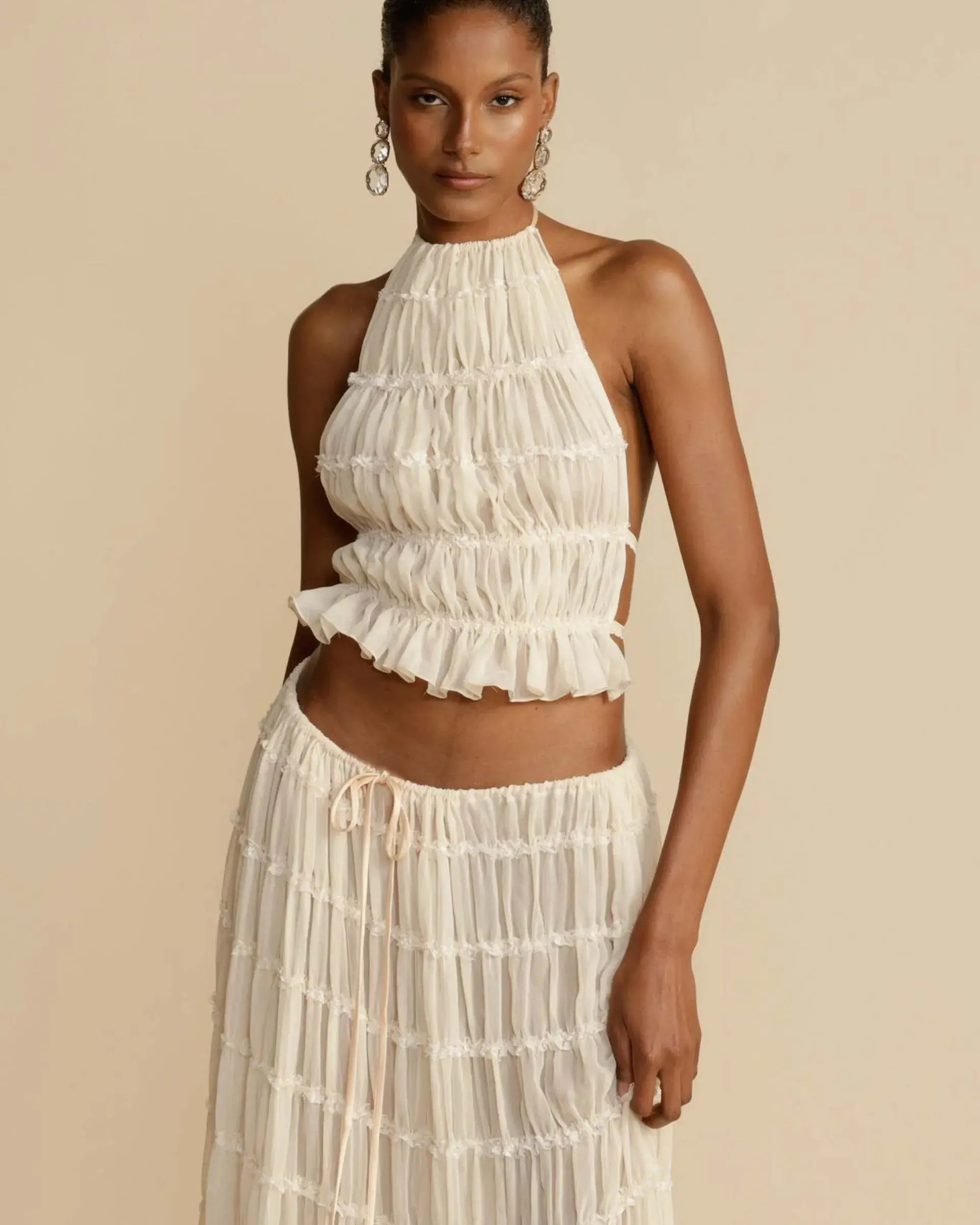 Colette Ruffled Summer Outfit Set