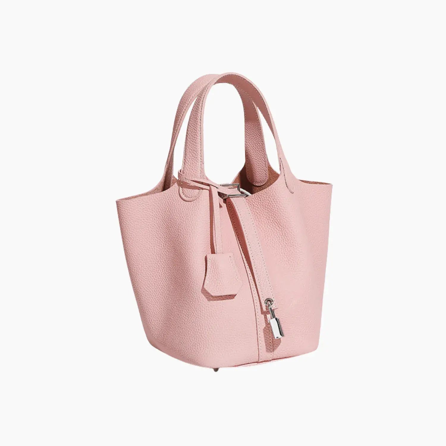 Bellara Genuine Leather Silver Buckle Tote Bag