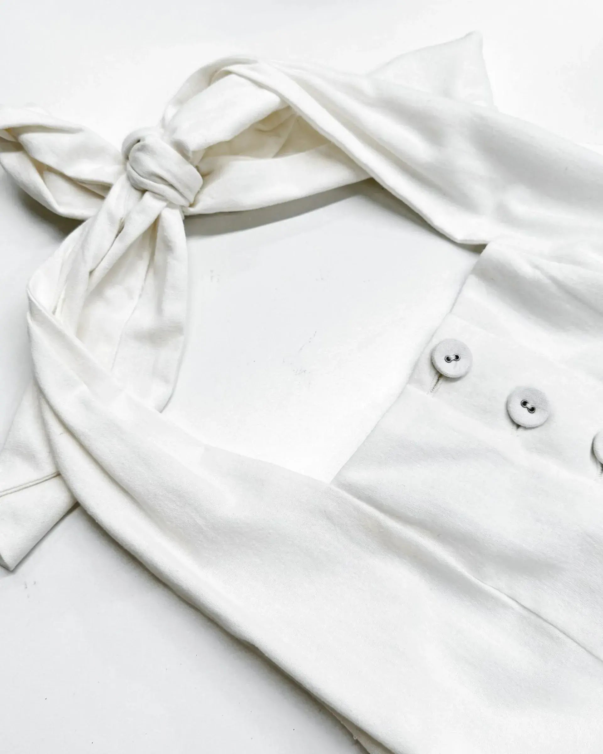 Cotton Backless Halter Dress – Button Front Summer Beach Maxi