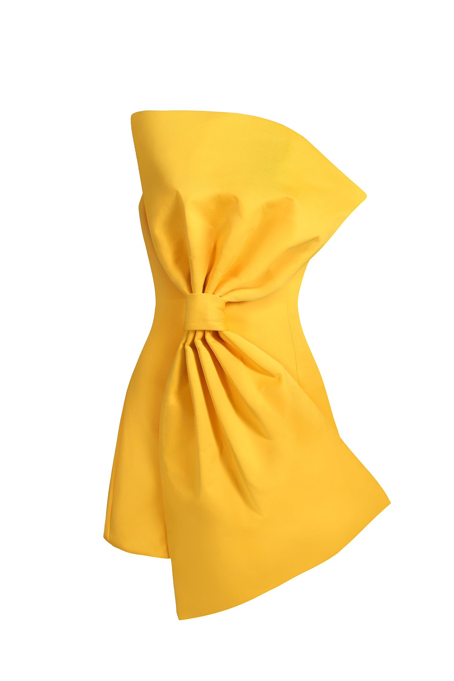 Magnolia Strapless Mini Dress - Yellow