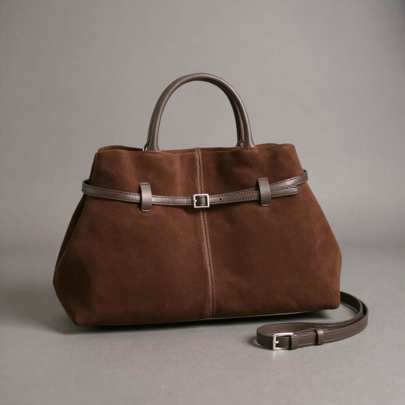 Suede Sutton Tote Bag