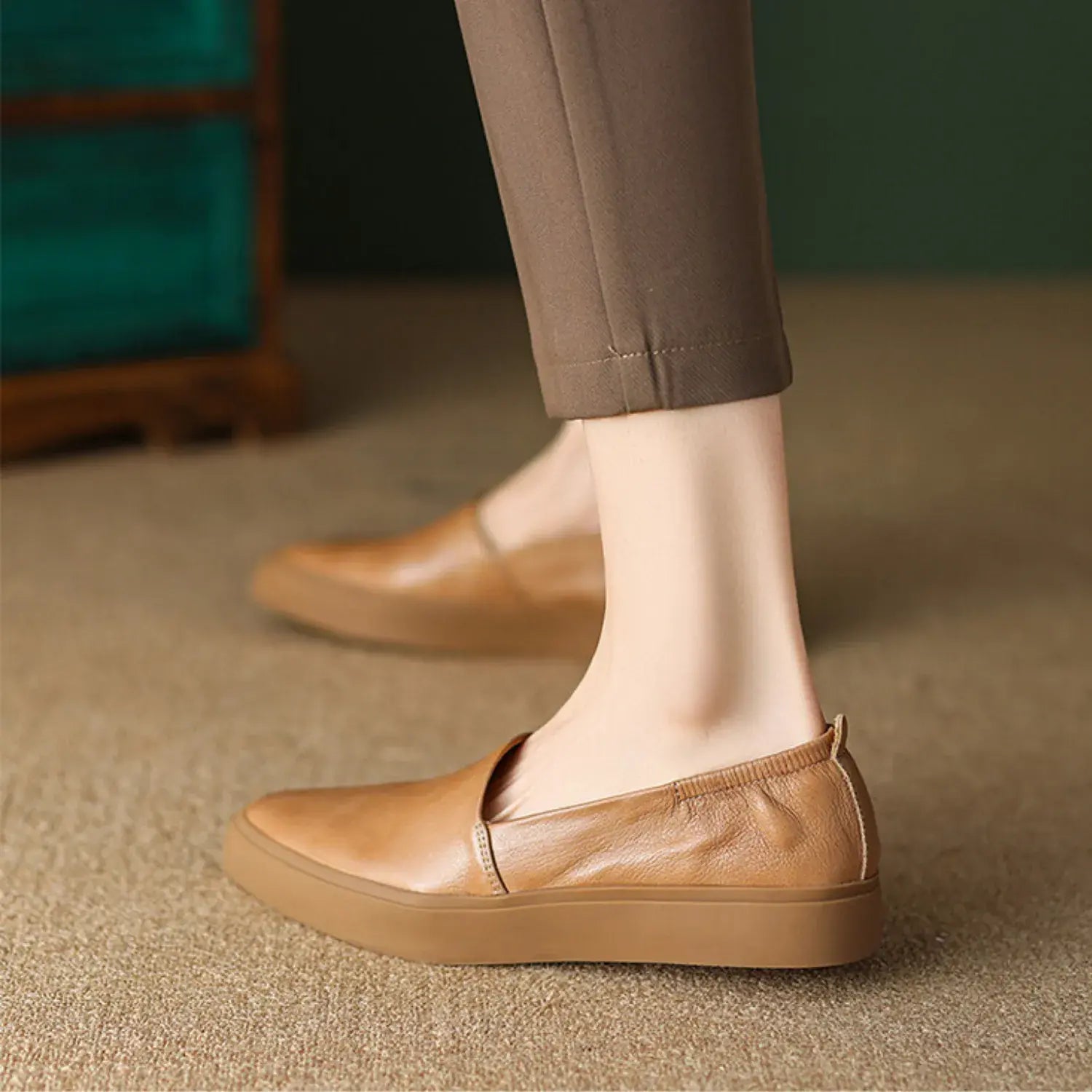 Elodie Orthopedic Genuine Leather Loafers