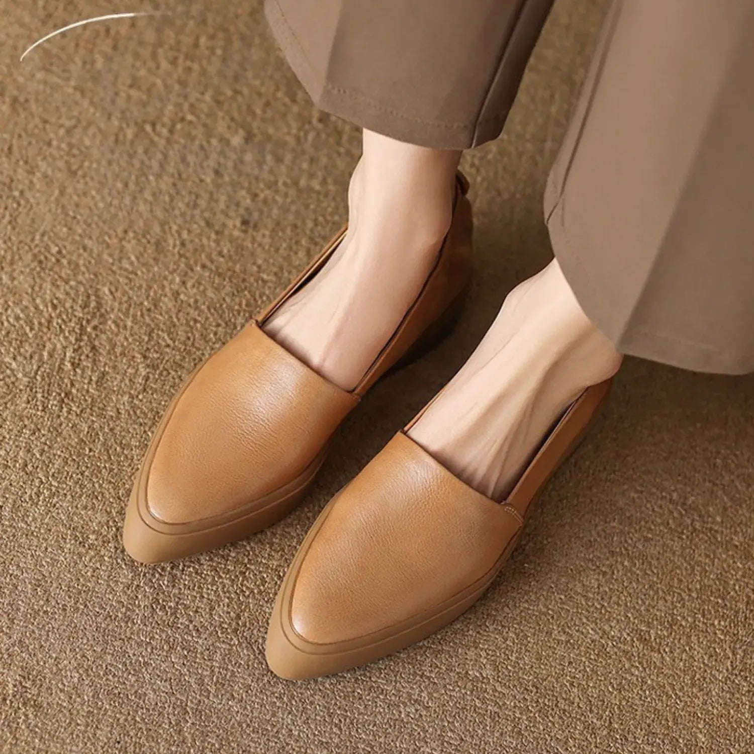 Elodie Orthopedic Genuine Leather Loafers