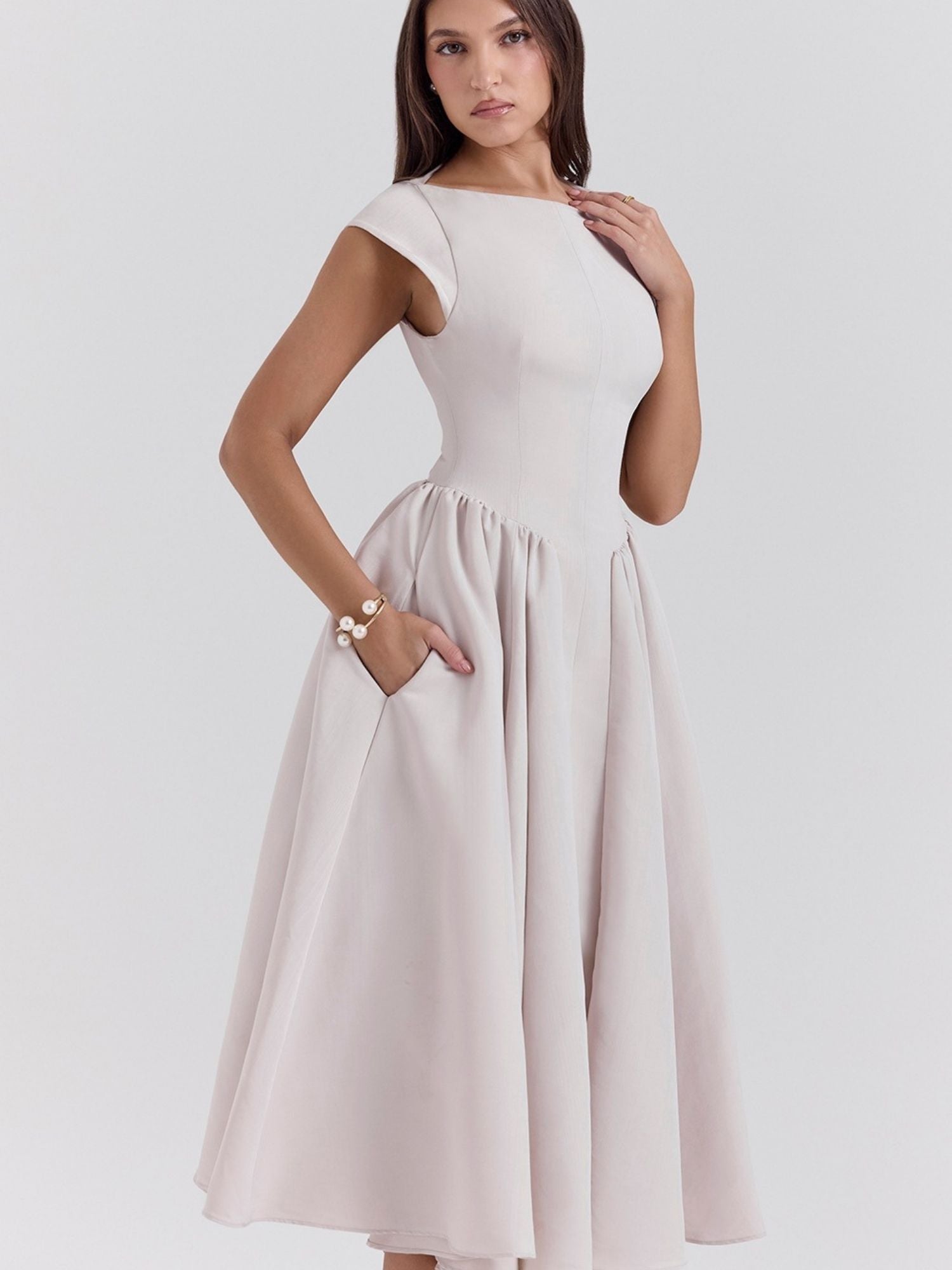 Emily™ Backless Sleeveless Vest Dress