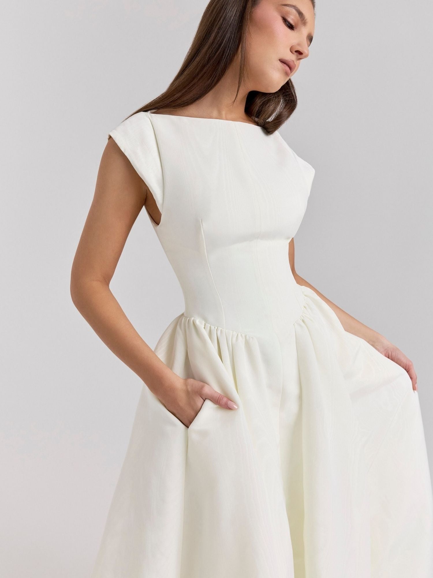 Emily™ Backless Sleeveless Vest Dress