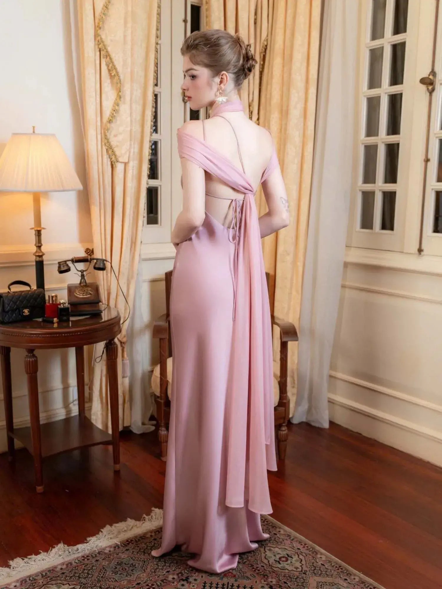 Florence – High-End Satin Fishtail Dress