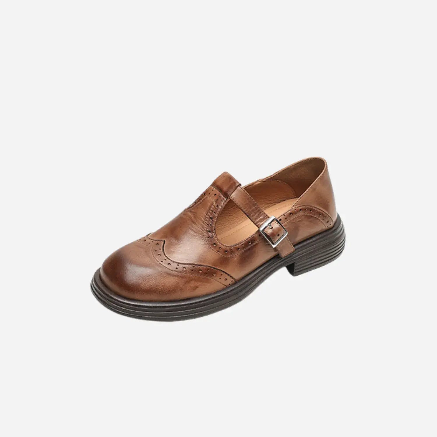 Isella Leather Orthopedic Mary Jane Shoes