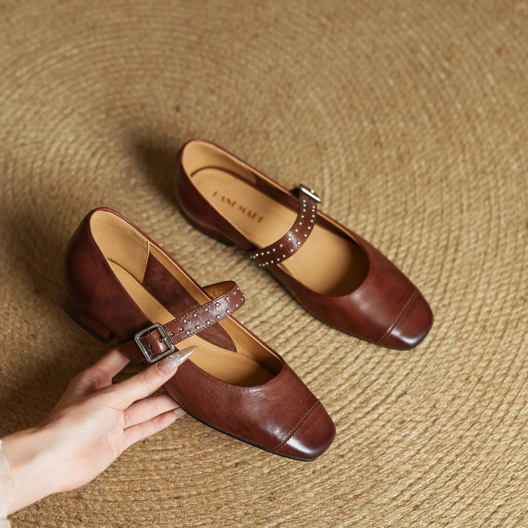 Leona Genuine Leather Shoes