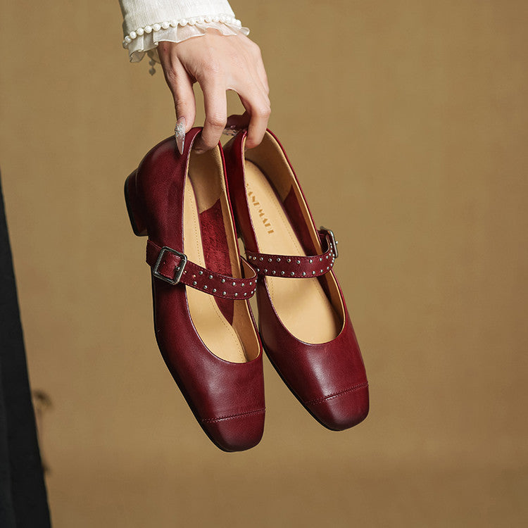 Leona Genuine Leather Shoes