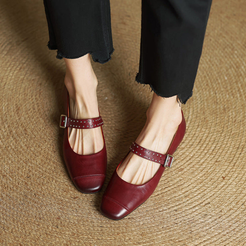 Leona Genuine Leather Shoes