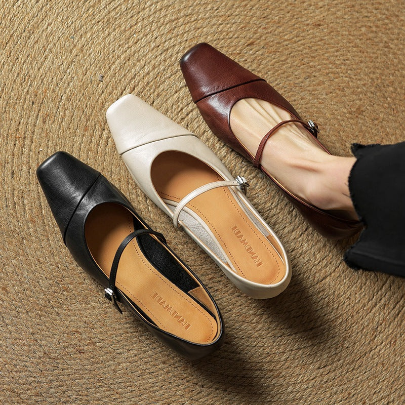 Velin Authentic Leather Heels