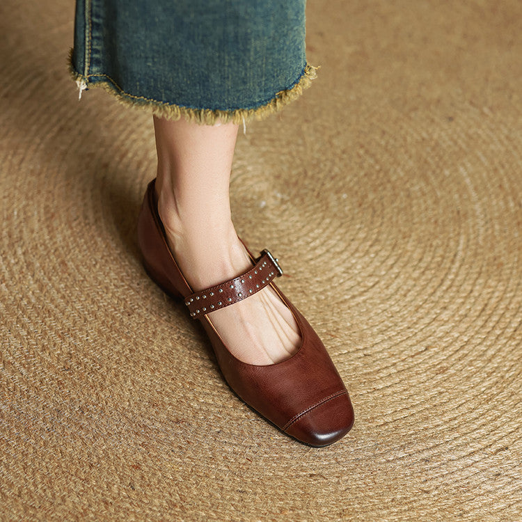 Leona Genuine Leather Shoes