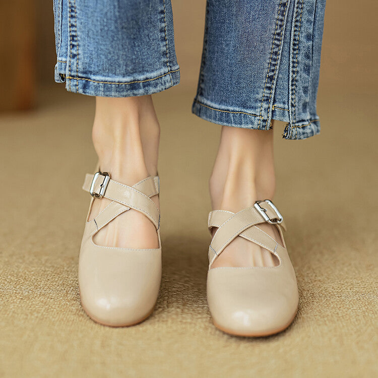 Valora Genuine Leather Ballet Shoes