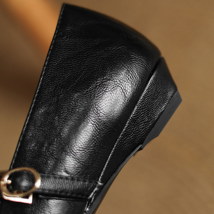 Thalia Flat Mary Jane Shoes