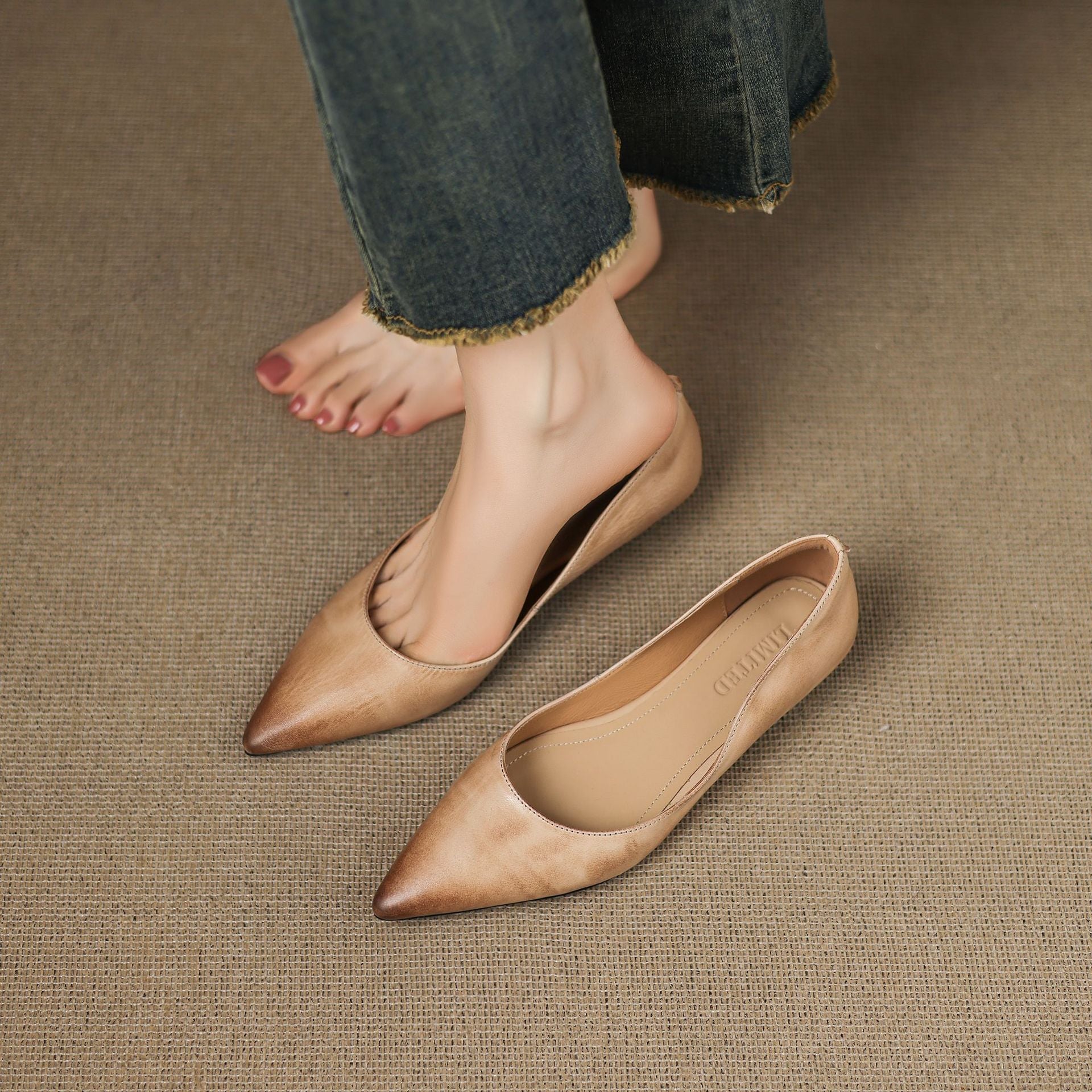 Manole - Genuine Leather Ballet Flats