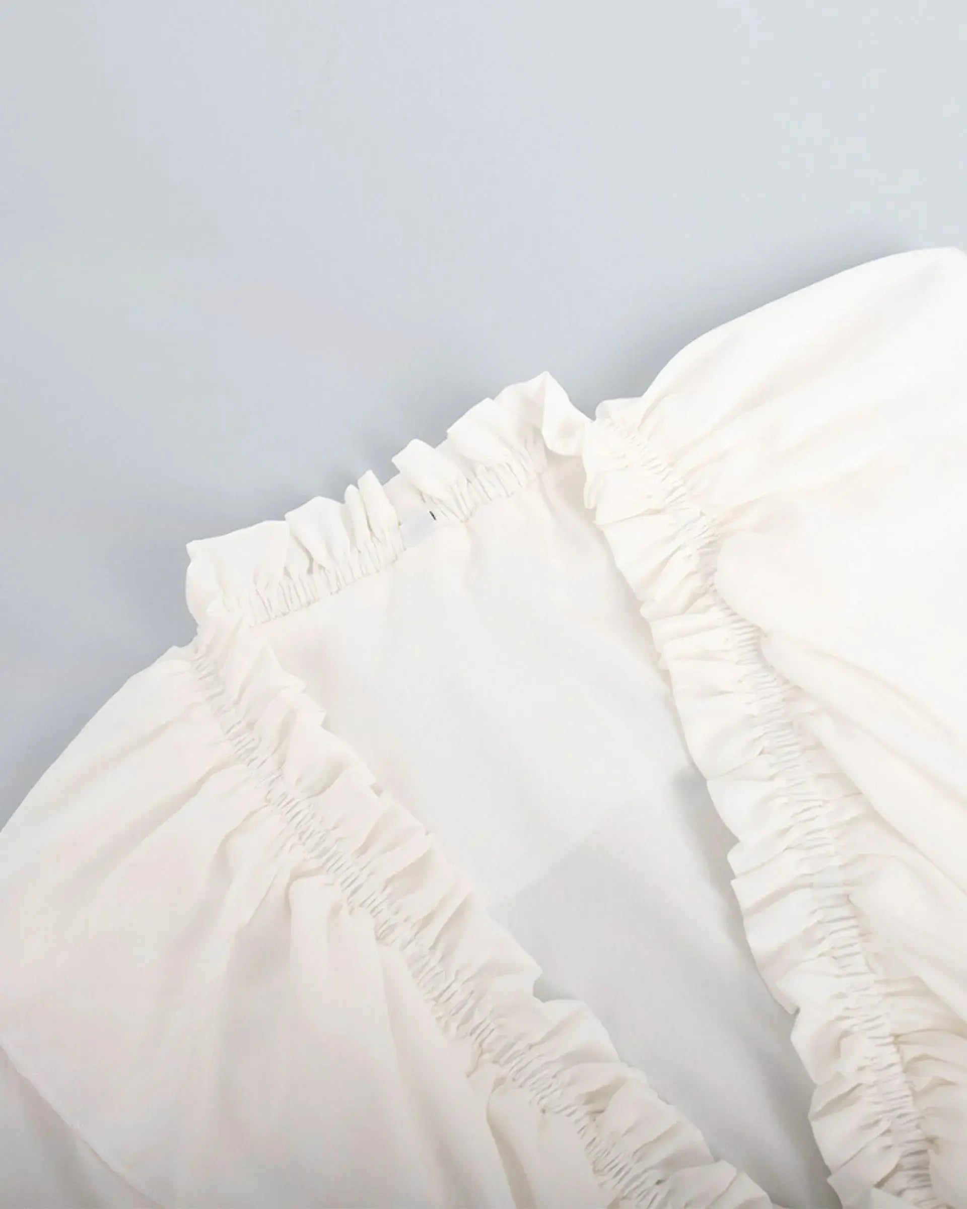 Ruffle Long Sleeve Chiffon Dress