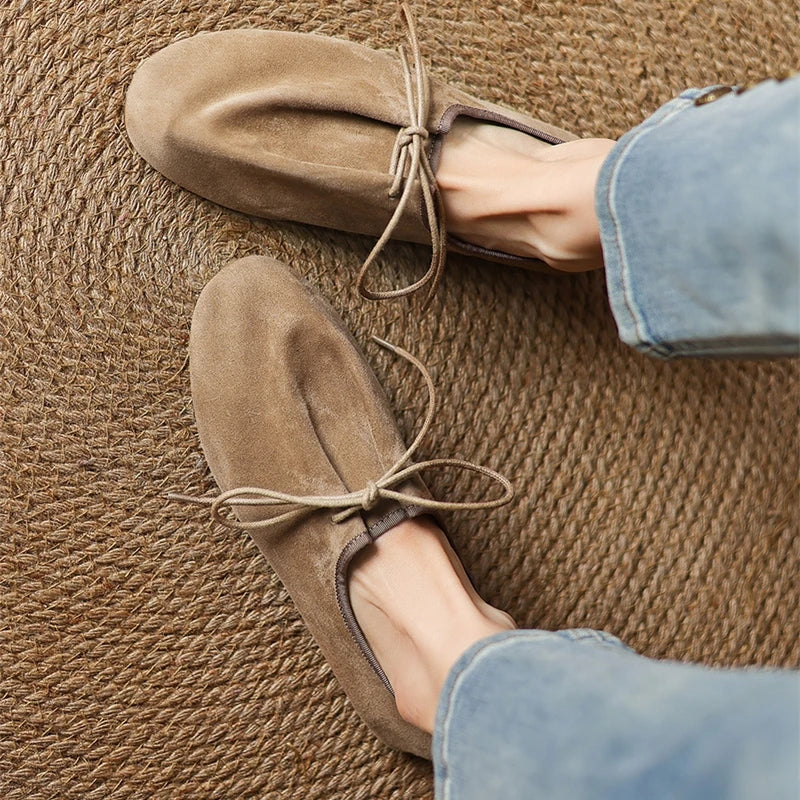 Elara Soft Suede Loafers