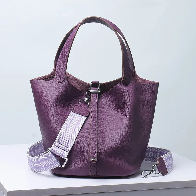 Elora Genuine Leather Tote Bag