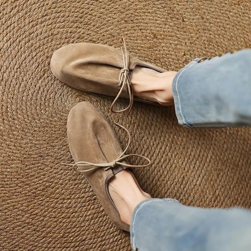 Elara Soft Suede Loafers