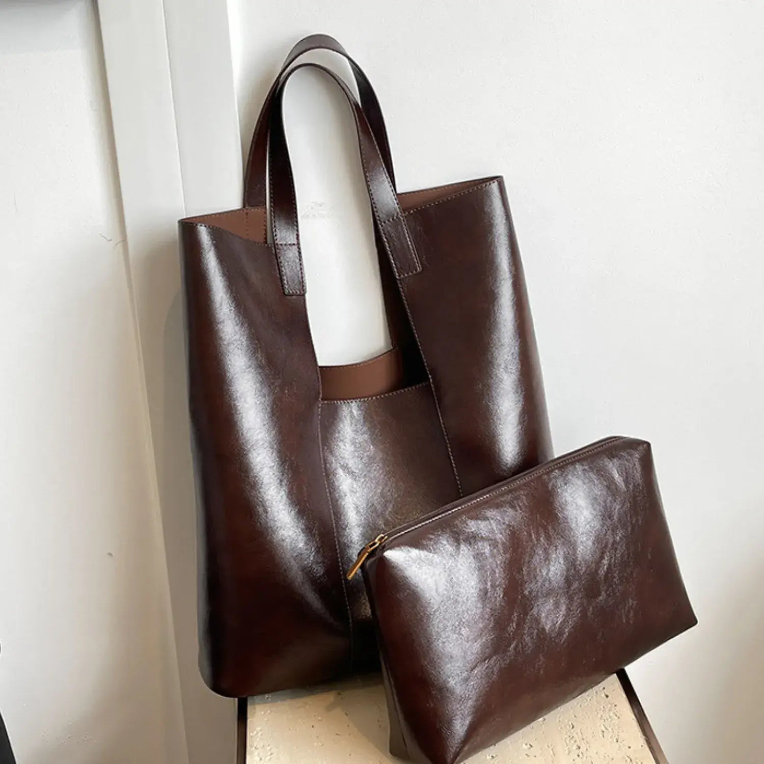 Veloura Tote with clutch Bag