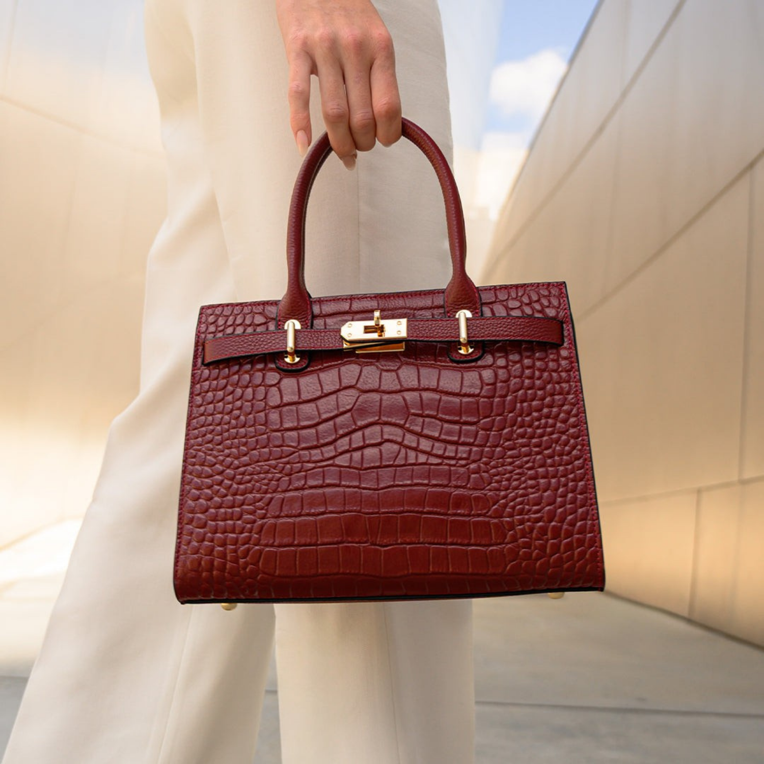 Veronica Genuine Leather Handbag