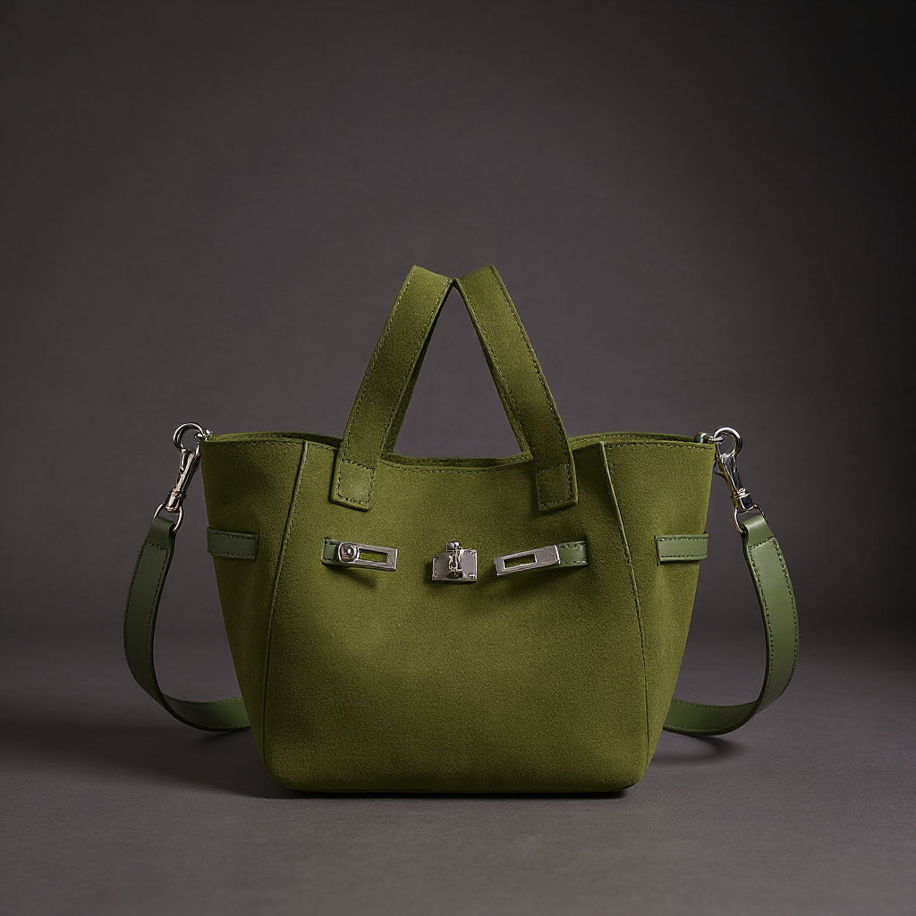 Melania Mini Suede Handbag