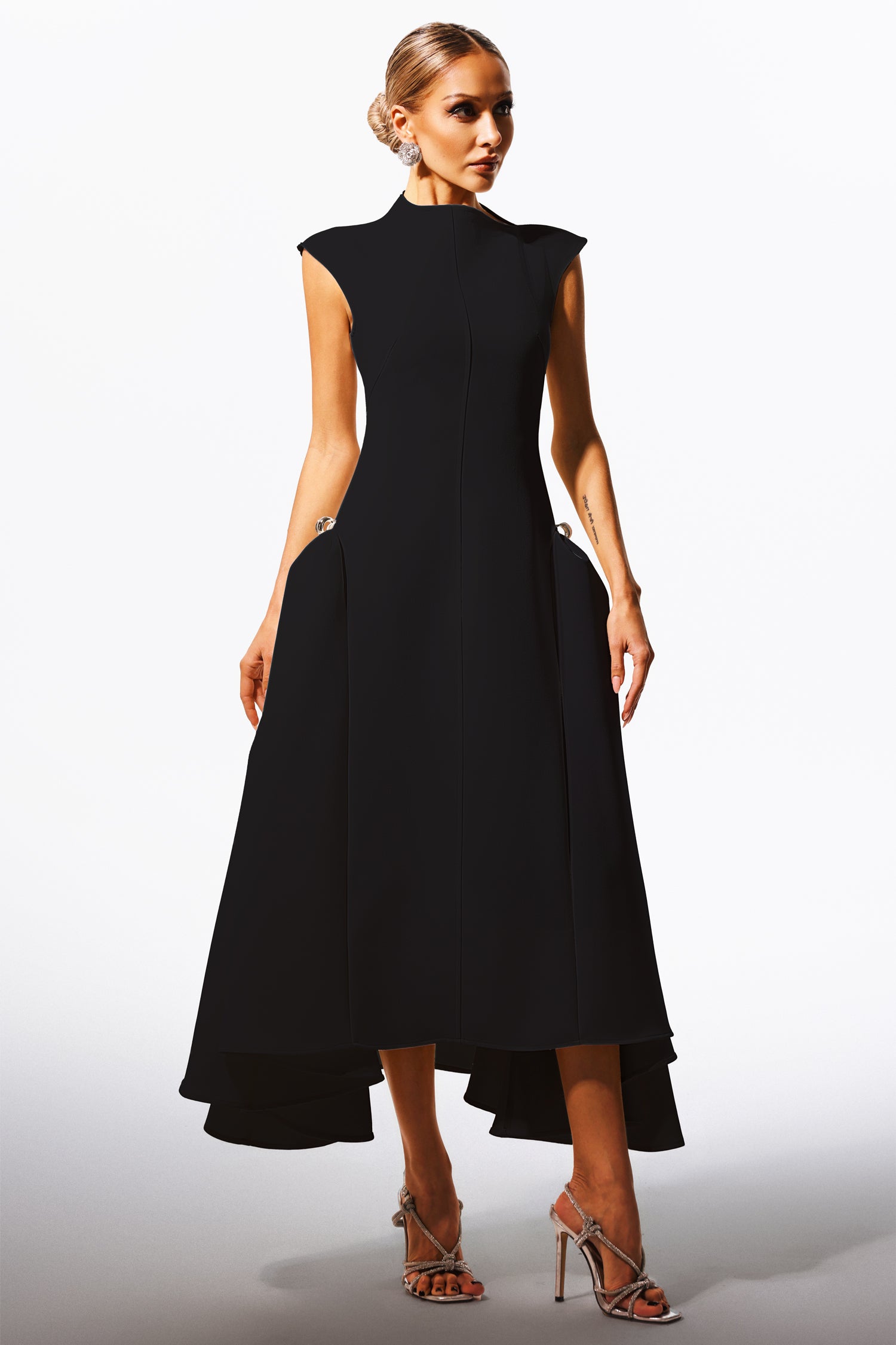 Roxana Sleeveless Maxi Dress Black