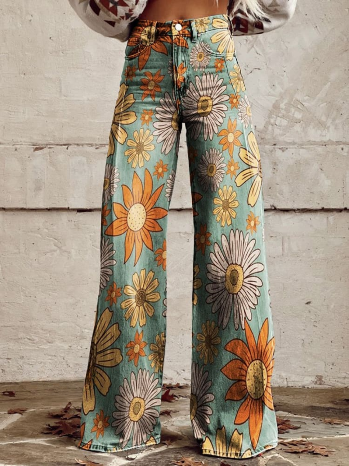 Camila™ – Vintage-Inspired Floral Wide-Leg Pants