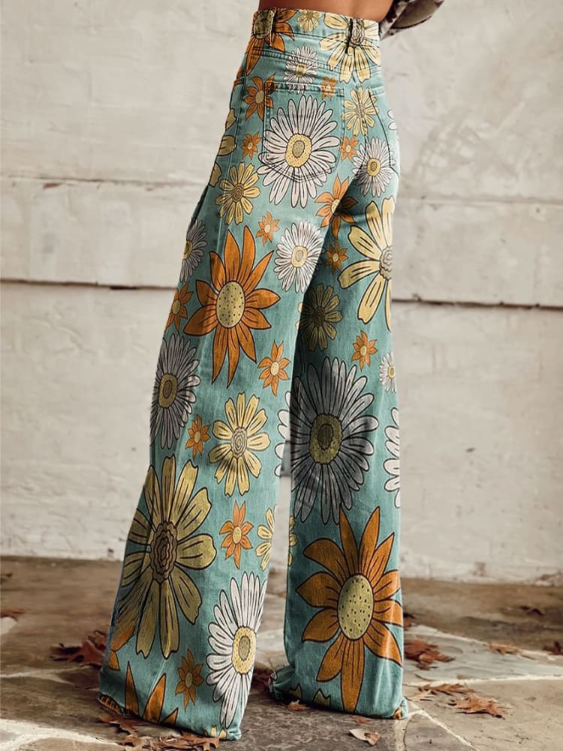 Camila™ – Vintage-Inspired Floral Wide-Leg Pants