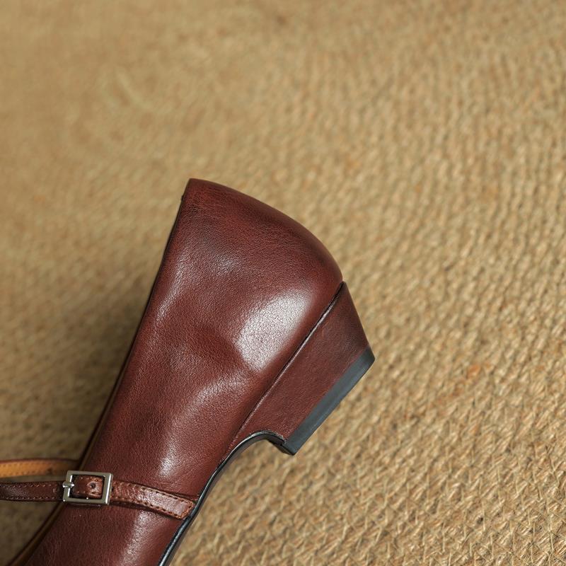 Velin Authentic Leather Heels