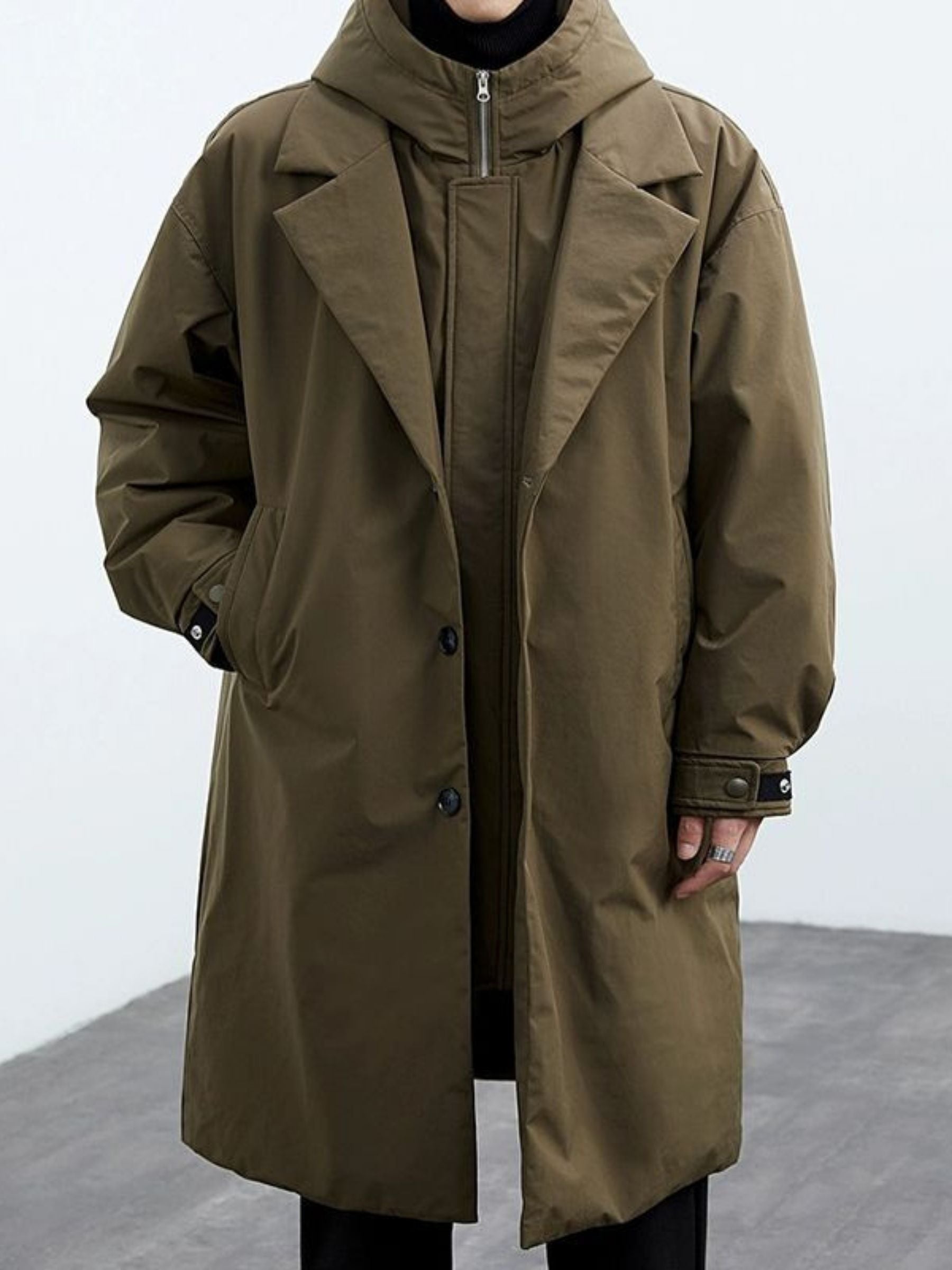 Men's Luxe Waterproof Trench Coat - Craig