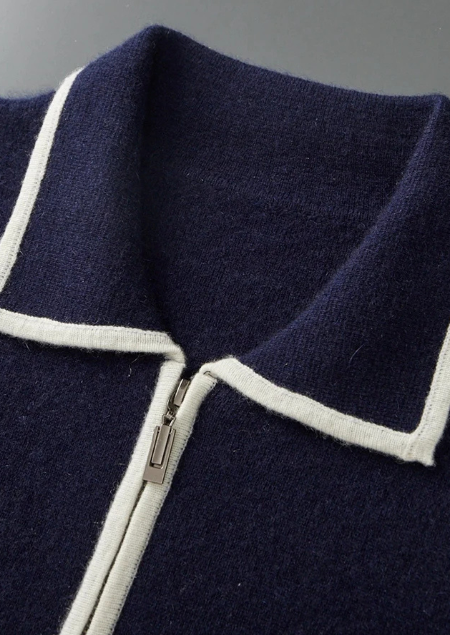 Callum WOOL POLO CARDIGAN