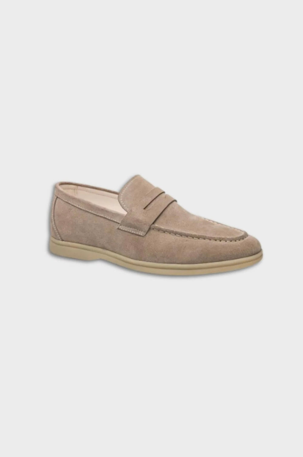 ATHÈNES Suede Leather Slip-On Shoes