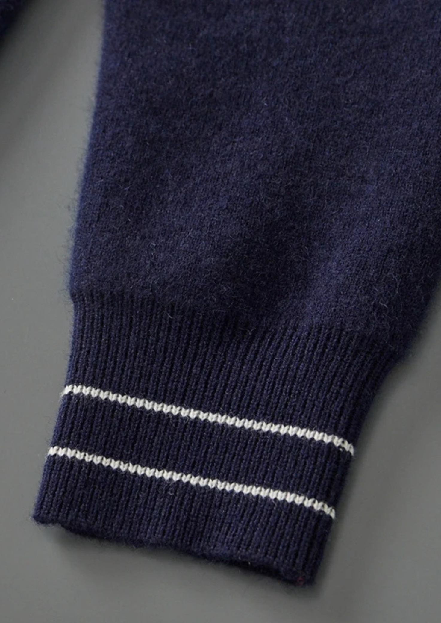 Callum WOOL POLO CARDIGAN