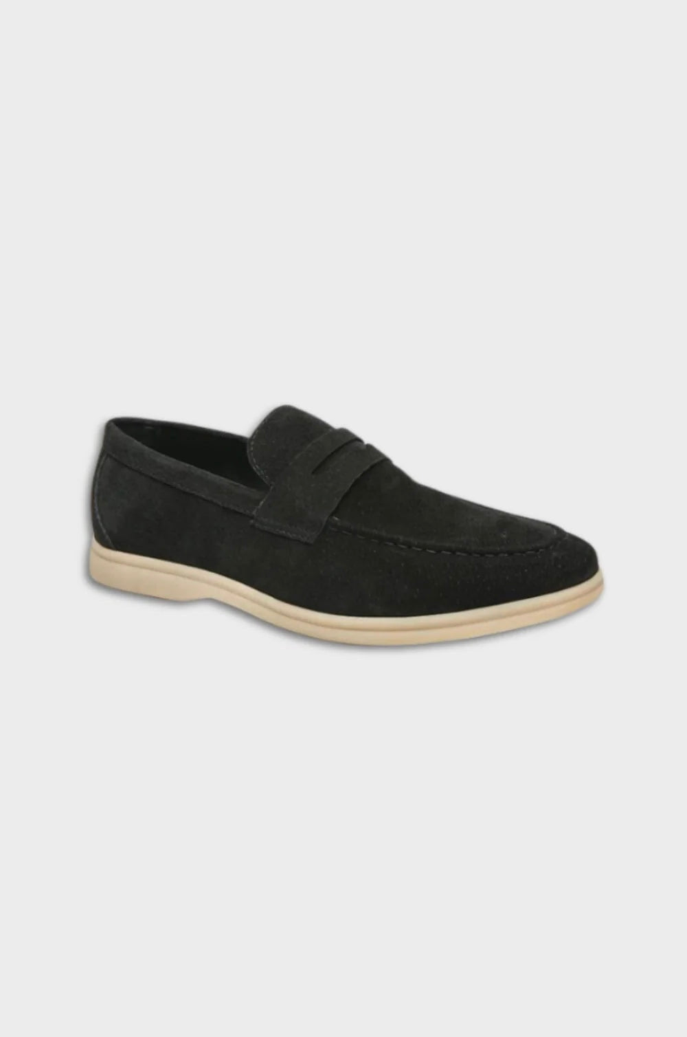 ATHÈNES Suede Leather Slip-On Shoes