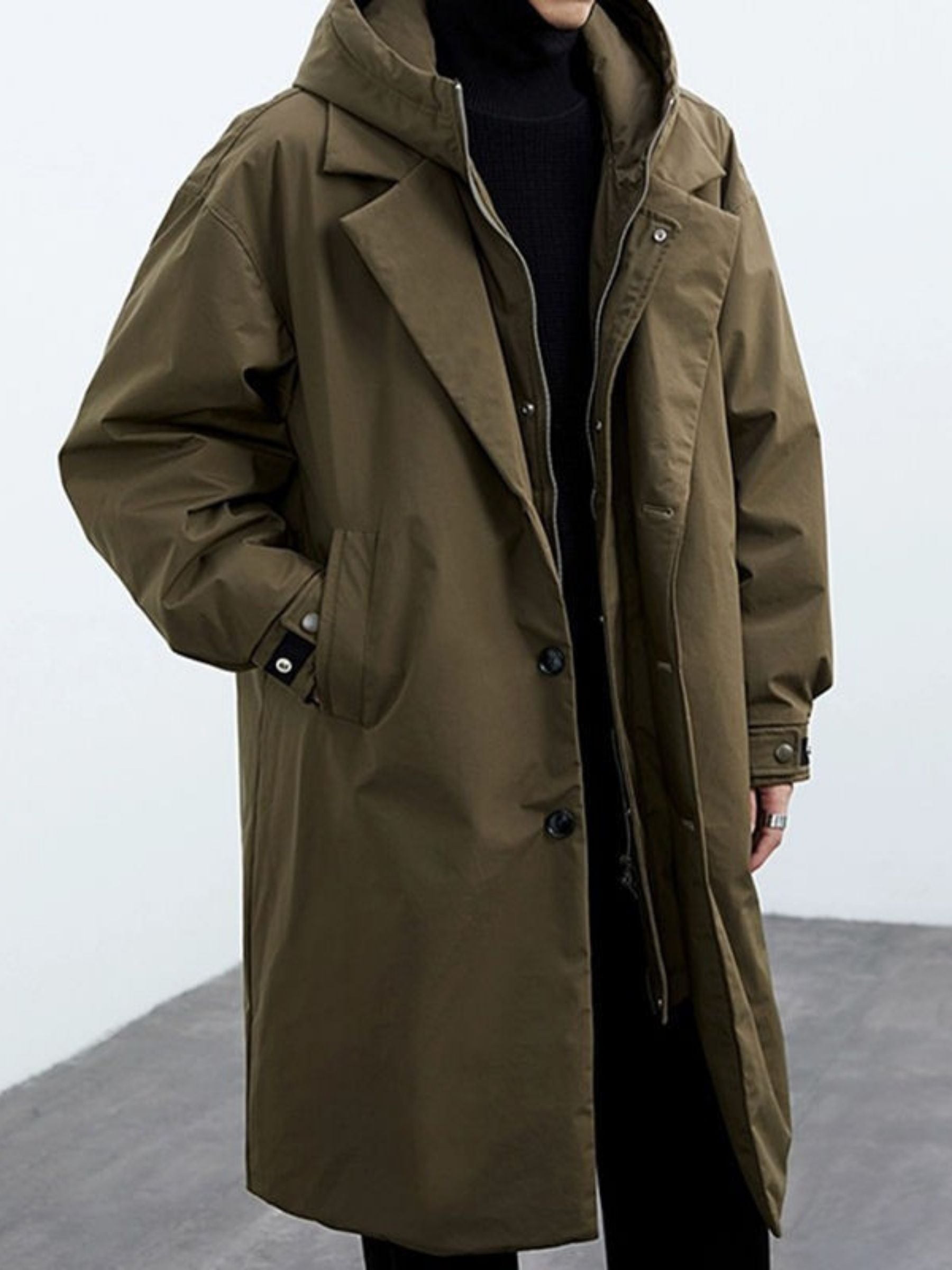Men's Luxe Waterproof Trench Coat - Craig