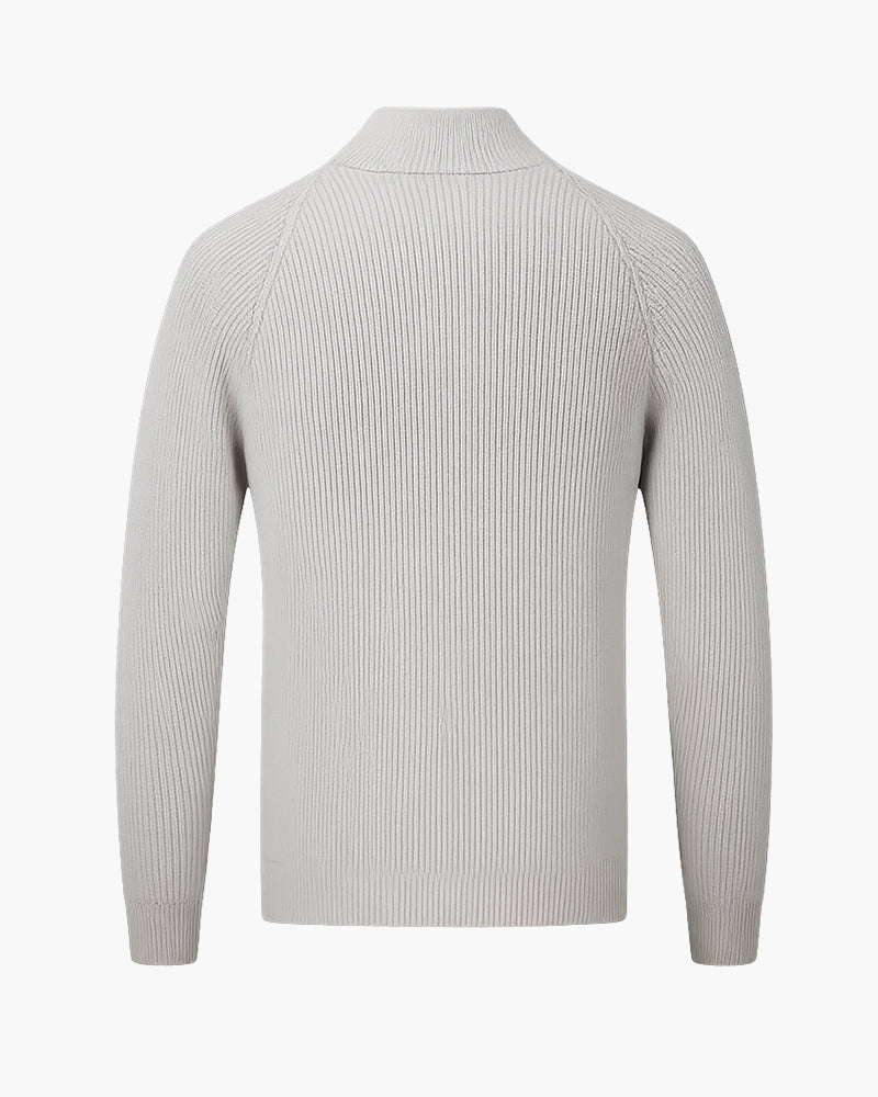 AMALFI Wool Gilet with Full-Zip Closure