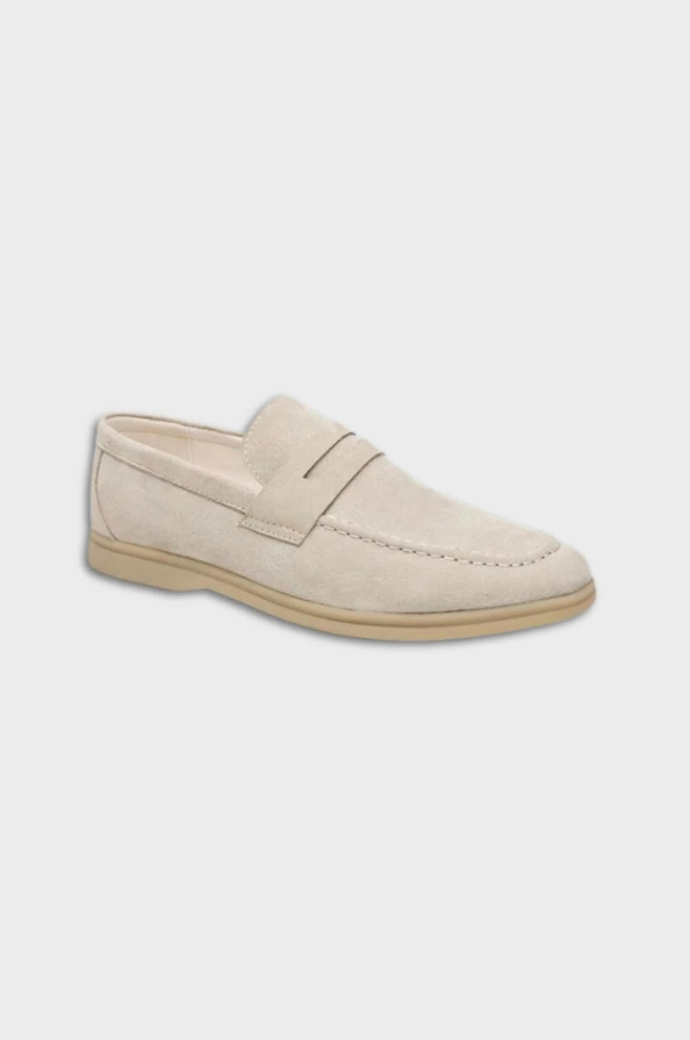 ATHÈNES Suede Leather Slip-On Shoes