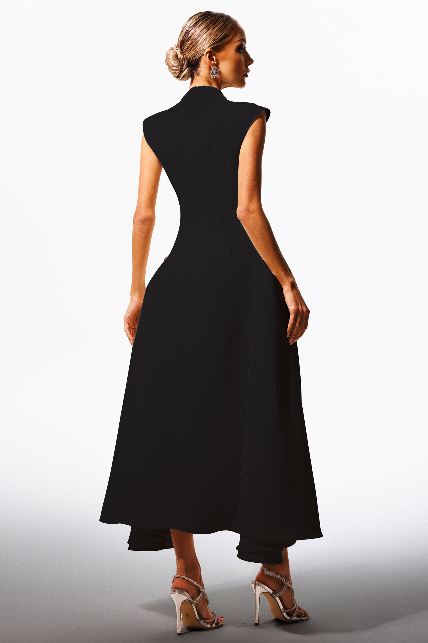 Roxana Sleeveless Maxi Dress Black