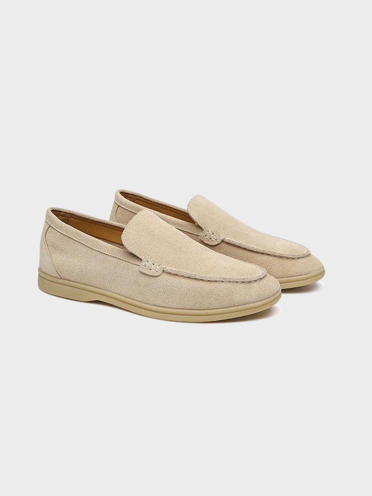 Luxury Suede Loafers - Classic Old Money Style