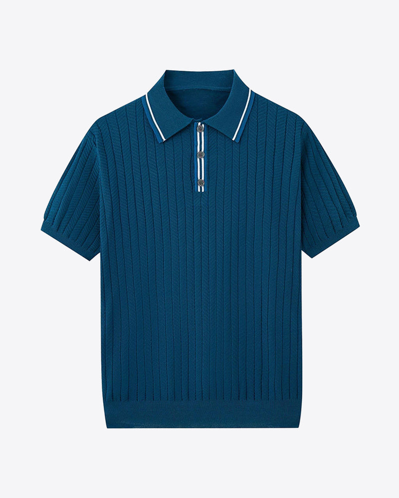 AMALFI Knitted Polo Shirt