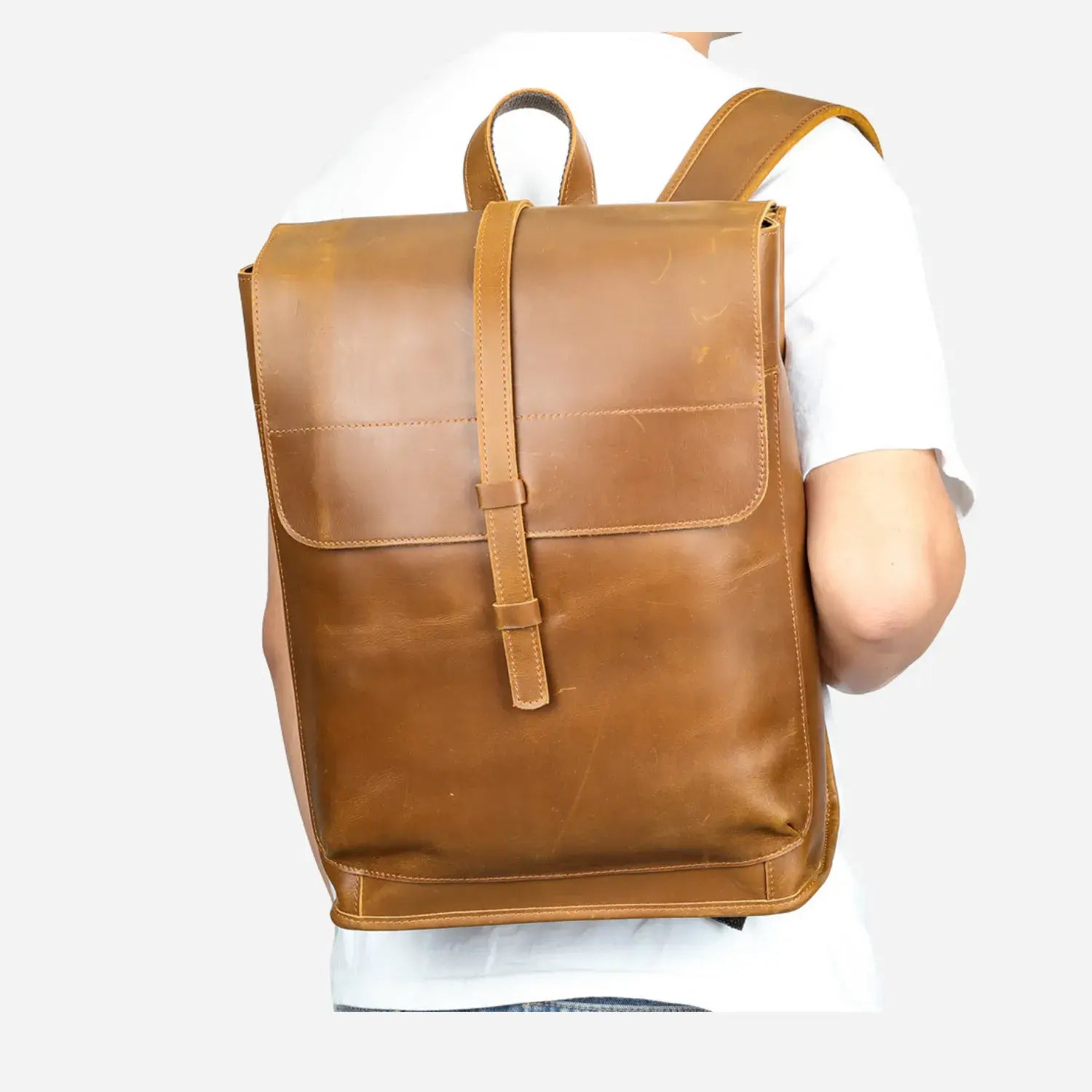Bellor - Handmade Genuine Leather Bagpack