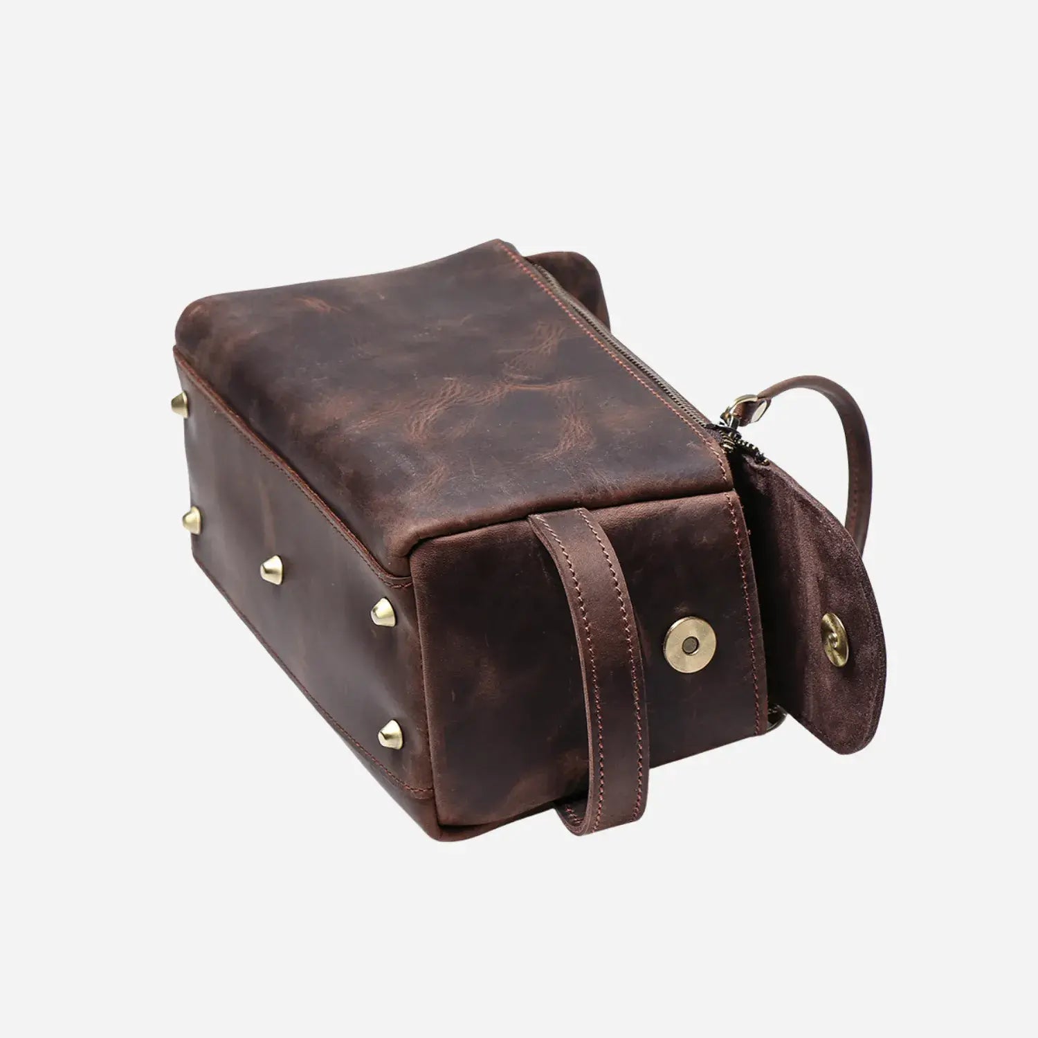 Carter - Handmade Leather Toiletry Bag