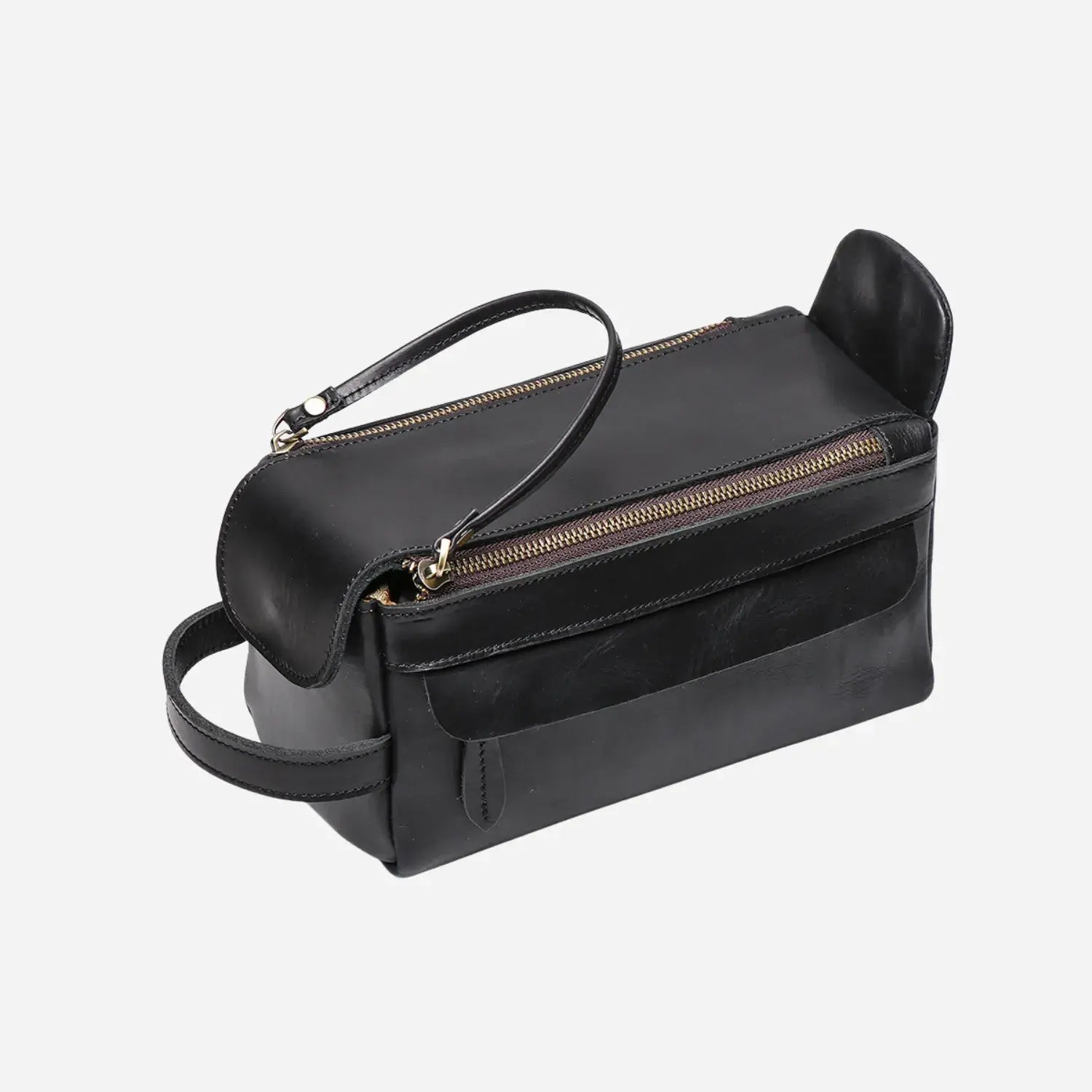 Carter - Handmade Leather Toiletry Bag