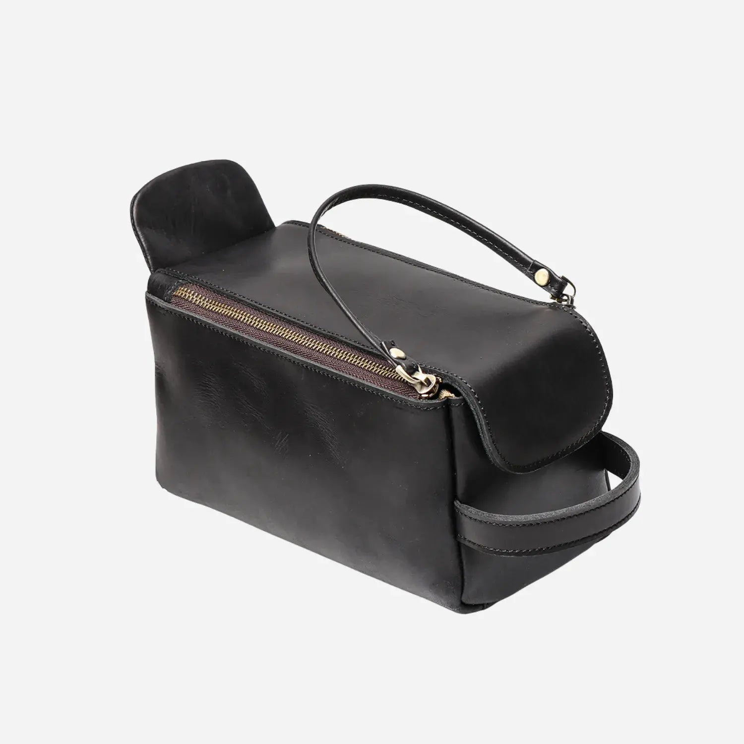 Carter - Handmade Leather Toiletry Bag