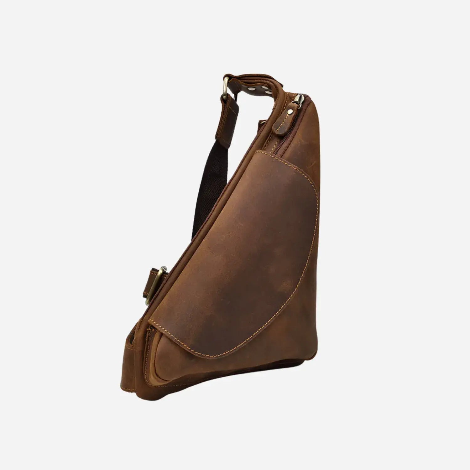 Caviel Leather Cross Body Bag