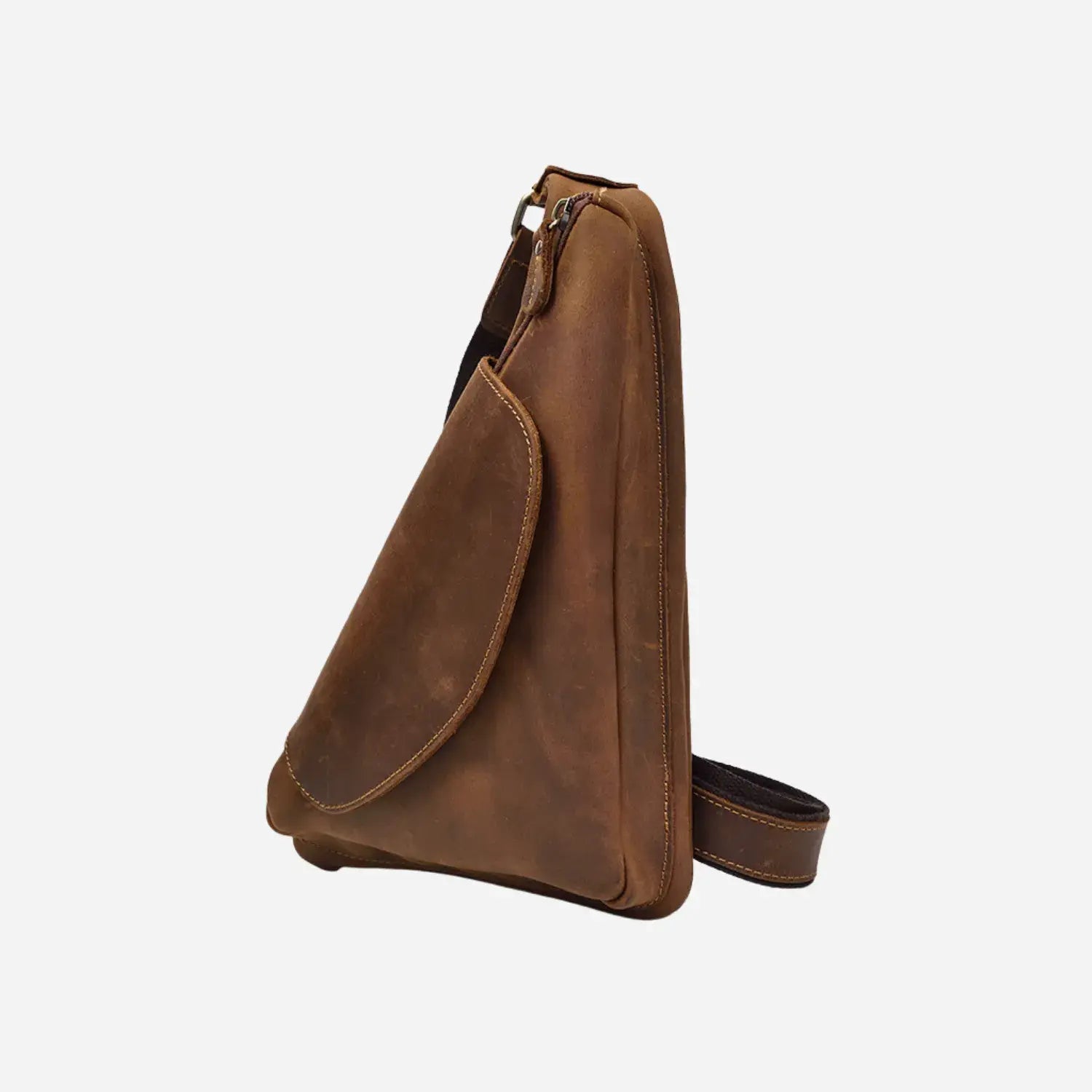 Caviel Leather Cross Body Bag