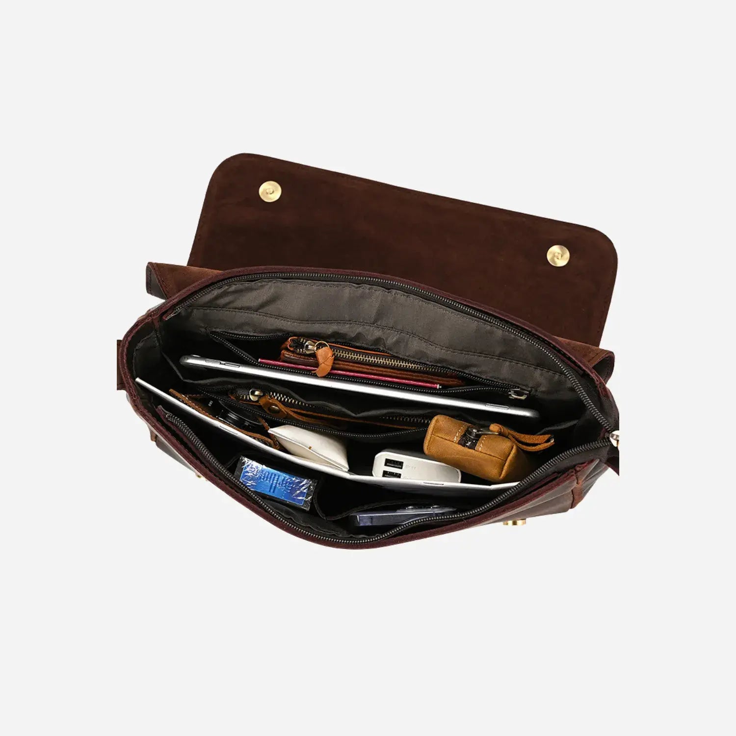 Clayton Messenger Real Leather Bag