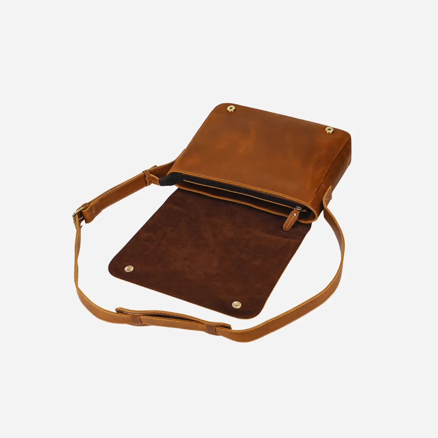 Clayton Messenger Real Leather Bag